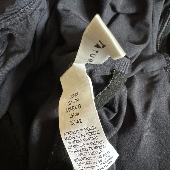 NWOT Trina Turk Black Off The Shoulder One-piece Swimsuit | Size 10 - Picture 6 of 9